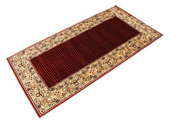 Covor Sufragerie, Model Lotos 588 208, Covor Dreptunghiular, Rosu Grena Rosu, Dreptunghi, 100x200