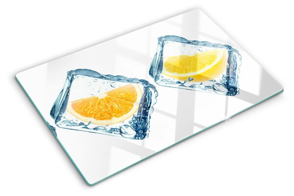 Tocător din sticlă Fructe în gheață