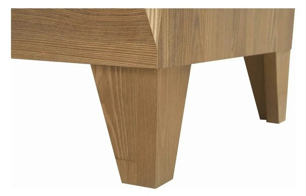 Comoda BERGEN KOM2D2S, stejar auriu, PAL, 110x47x98 cm