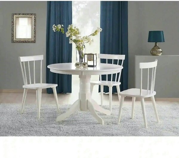 Masa alba living GLOSTER, 106x106x75 cm