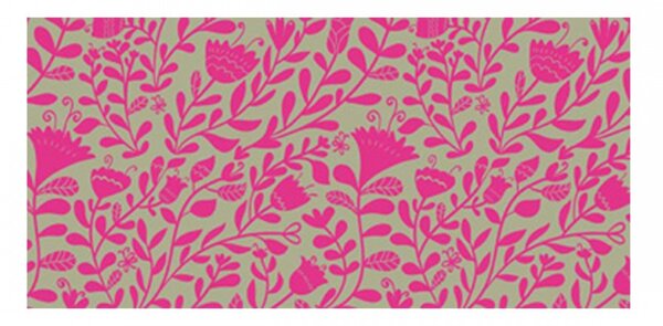 Panou bucatarie, protectie plita, aragaz, antistropire, print UV model Tapet Floral, 100x50 cm