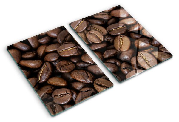 Tocător din sticlă boabe de cafea