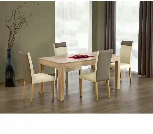Masa extensibila SEWERYN, stejar, PAL, 160/300x90x76 cm