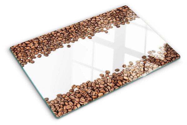 Tocător din sticlă boabe de cafea