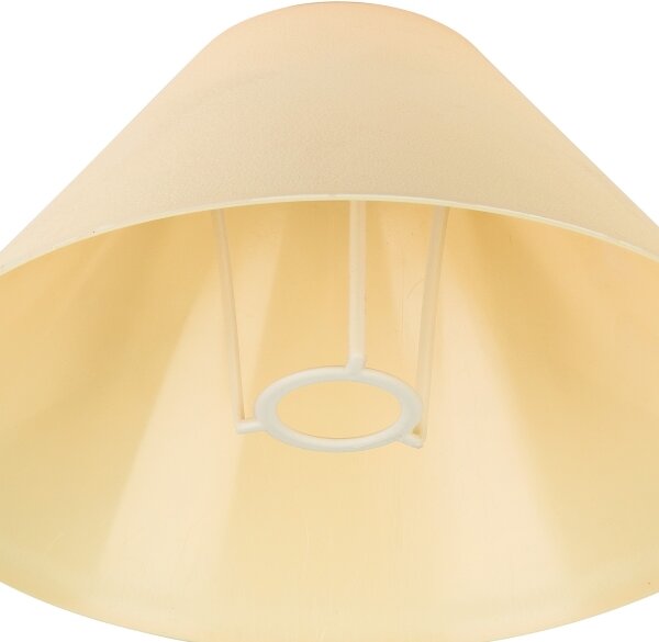 Abajur de rezervă pentru lampă de masă E14 21x11 cm galben