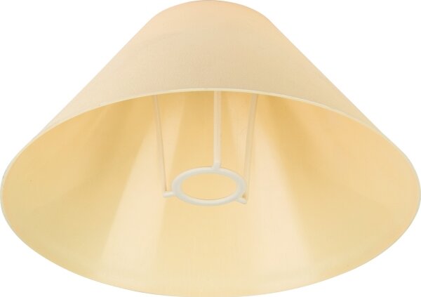 Abajur de rezervă pentru lampă de masă E14 21x11 cm galben