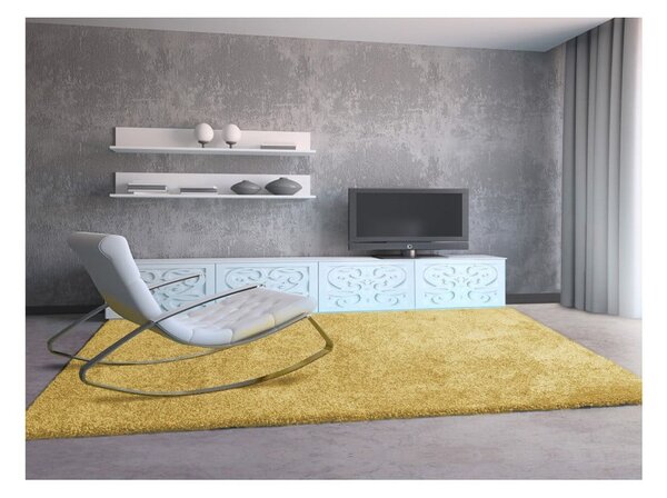 Covor Universal Aqua Liso, 57 x 110 cm, galben