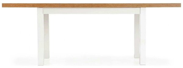 Masa TIAGO, stejar/alb, 140/220x80x76 cm