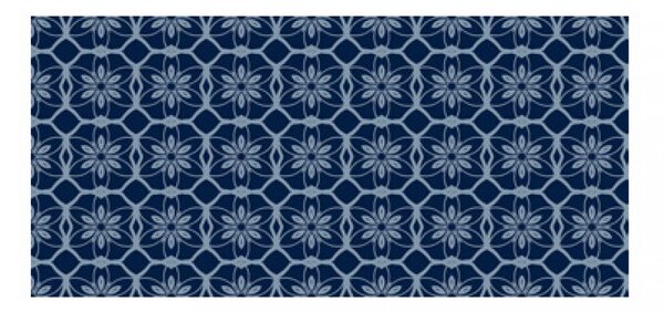 Panou bucatarie, protectie plita, aragaz, antistropire, print UV model Tapet Albastru Inchis, 60x50 cm