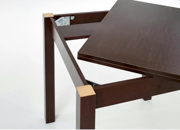 Masuta extensibila GRACJAN, nuc, PAL, 80/160x80x76 cm