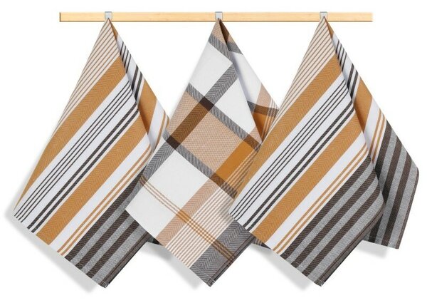 Bellatex Șervețel de bucătărie Proužek, 50 x 70 cm, set de 3 bucăți