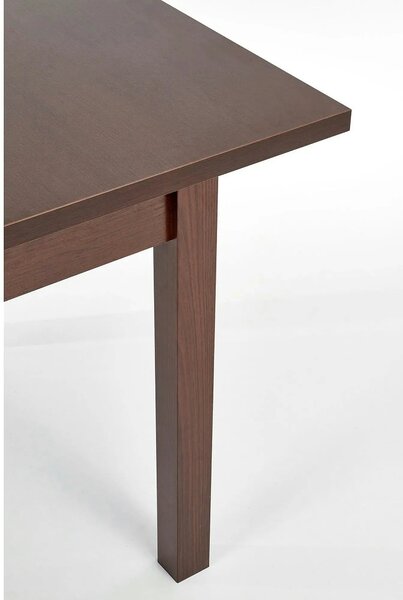 Masa extensibila MAURYCY, nuc inchis, PAL, 118/158x75x75 cm
