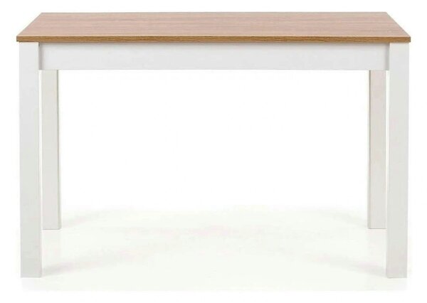 Masa KSAWERY, stejar/alb, PAL, 120x68x76 cm