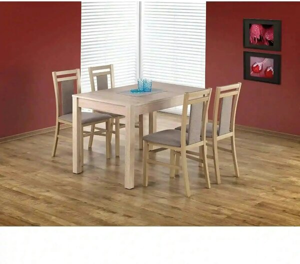 Masa extensibila MAURYCY, stejar, PAL, 118/158x75x76 cm