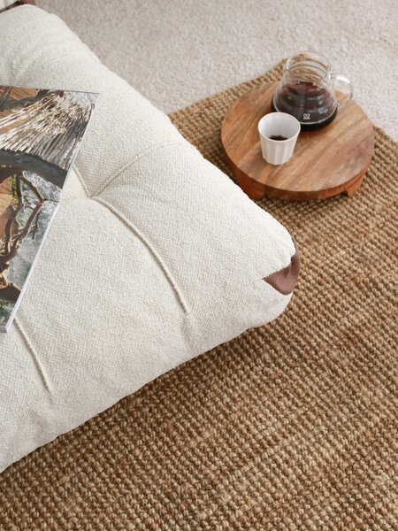 Canapea extensibilă cu 2 locuri Fold Crem 120x79x75 cm