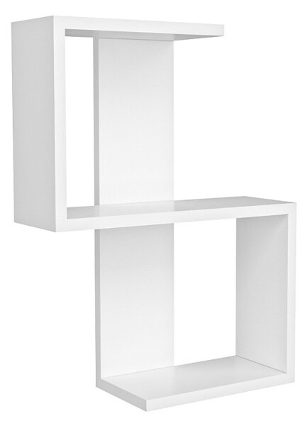 Rafturi perete, Pure Craft, UnicUtil, 29 x 60 x 16 cm, Alb