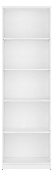 Biblioteca NEPO PLUS, alb, PAL, 60x34x197 cm