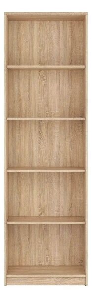 Biblioteca NEPO PLUS, stejar sonoma, PAL, 60x34x197 cm