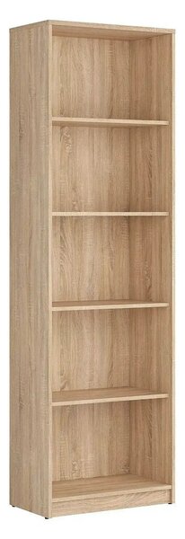 Biblioteca NEPO PLUS, stejar sonoma, PAL, 60x34x197 cm