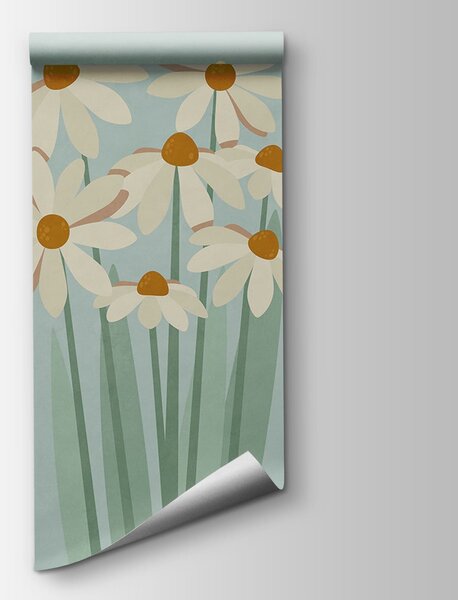 Fototapet Buchet de flori albe, Fototapet flori, Fototapet populare, t00748 - Tapeko.ro