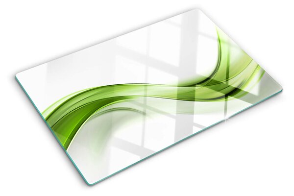 Tocător de bucătărie Valuri abstracte verzi