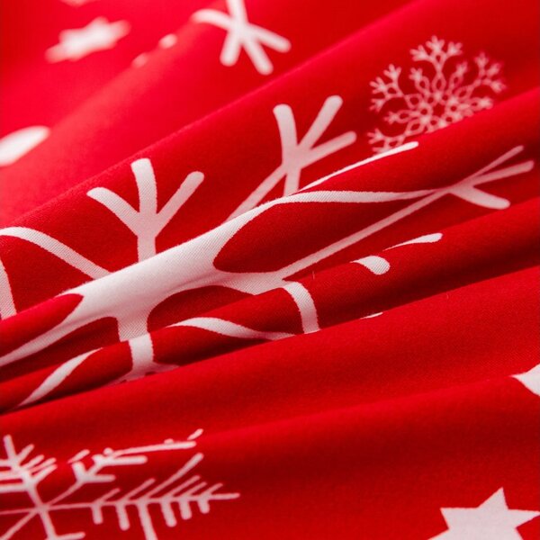 Lenjerie de pat din bumbac SNOWFALL rosu Dimensiune lenjerie de pat: 70 x 90 cm | 140 x 220 cm