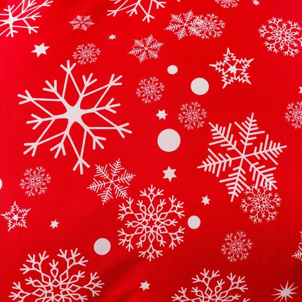 Lenjerie de pat din bumbac SNOWFALL rosu Dimensiune lenjerie de pat: 70 x 90 cm | 140 x 220 cm