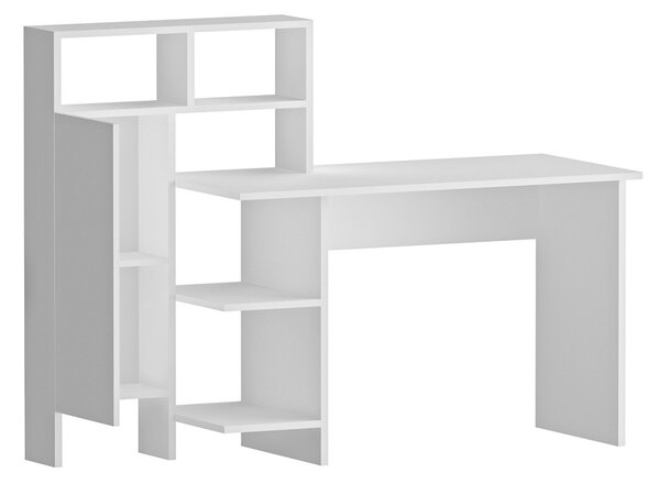Birou Bugra Alb 135.9x111.8x60 cm