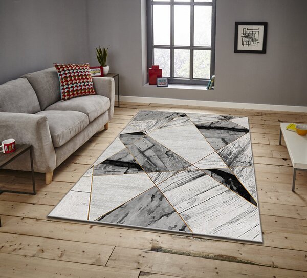 Covor, 160x230 cm, forma dreptunghiulara, poliester 100%, imprimeu mar