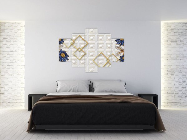 Tablou - Flori de diamant (150x105 cm)