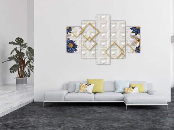 Tablou - Flori de diamant (150x105 cm)