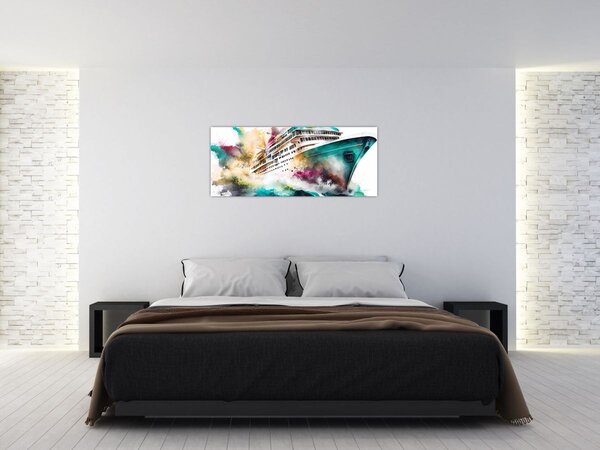 Tablou - Acuarelă mare (120x50 cm)