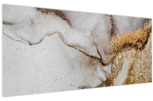 Tablou - Cerneală de marmură (120x50 cm)