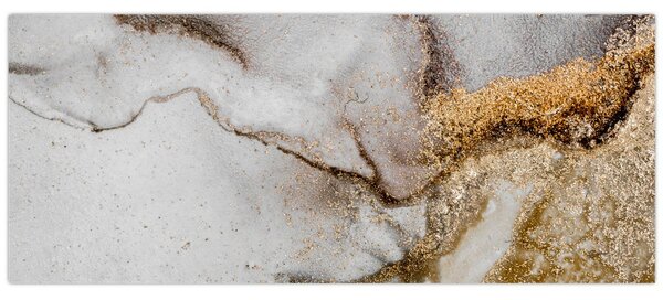 Tablou - Cerneală de marmură (120x50 cm)
