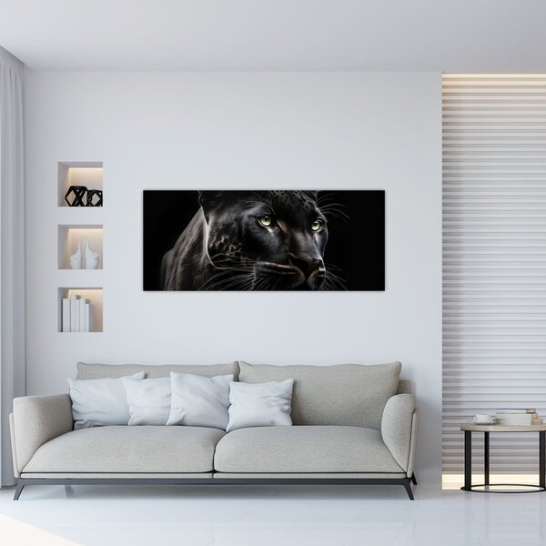 Tablou - Pantera Neagră (120x50 cm)