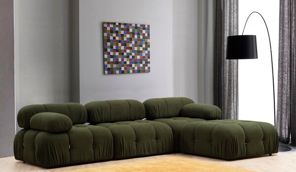 Canapea modulara Bubble O1 Verde 95x95x75 cm