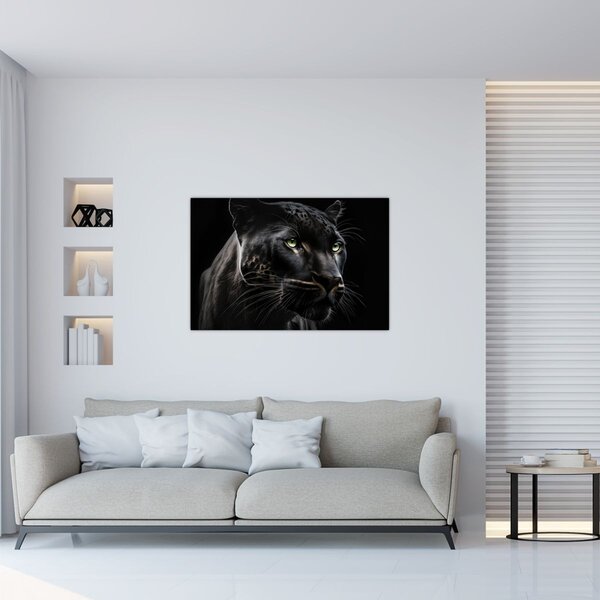 Tablou - Pantera Neagră (90x60 cm)