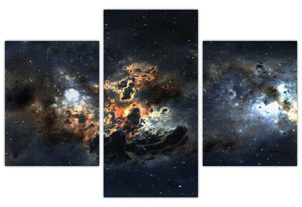 Tablou - Universul cu Nebula (90x60 cm)