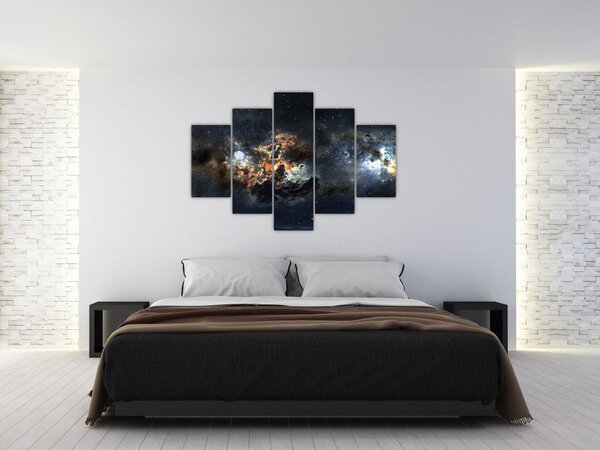 Tablou - Universul cu Nebula (150x105 cm)
