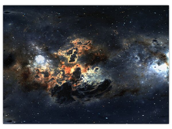 Tablou - Universul cu Nebula (70x50 cm)