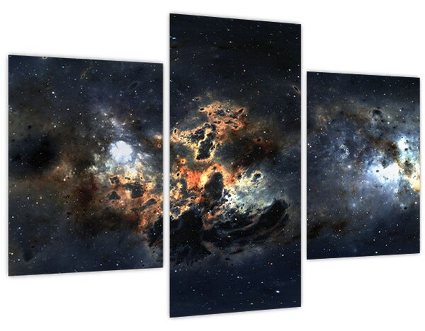 Tablou - Universul cu Nebula (90x60 cm)