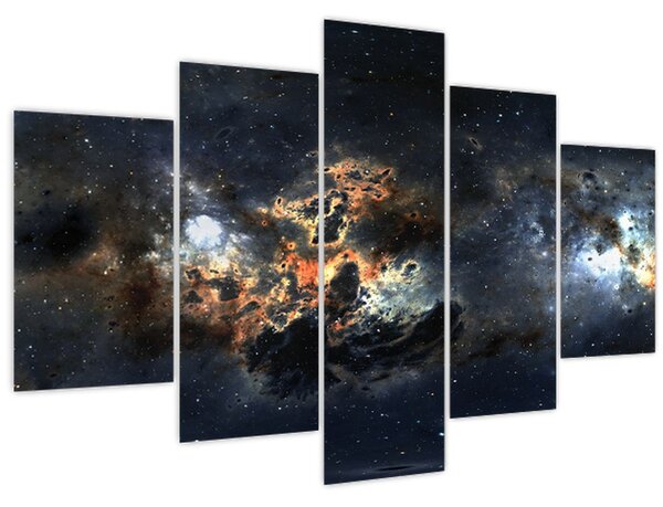 Tablou - Universul cu Nebula (150x105 cm)