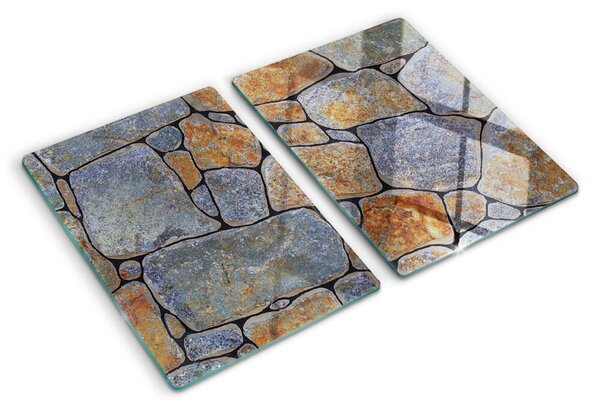 Tocător din sticlă Model de piatră cu textură