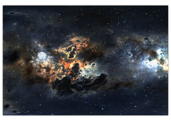 Tablou - Universul cu Nebula (90x60 cm)