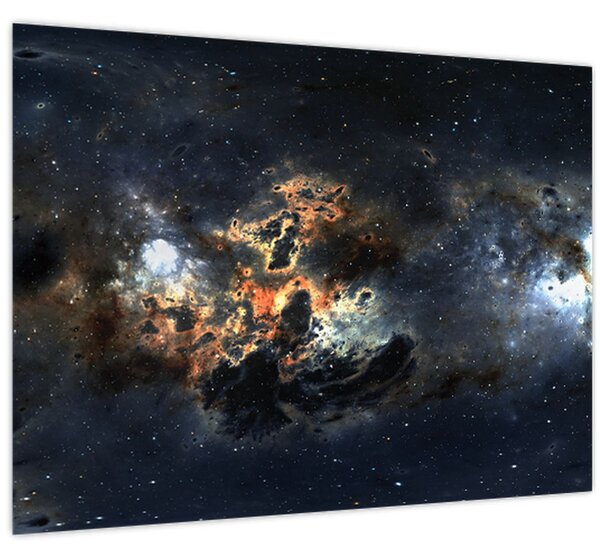 Tablou - Universul cu Nebula (70x50 cm)