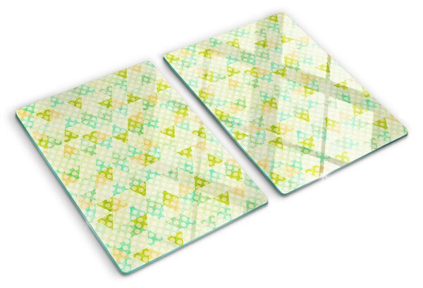 Tocător de bucătărie Geometrie în culori pastelate
