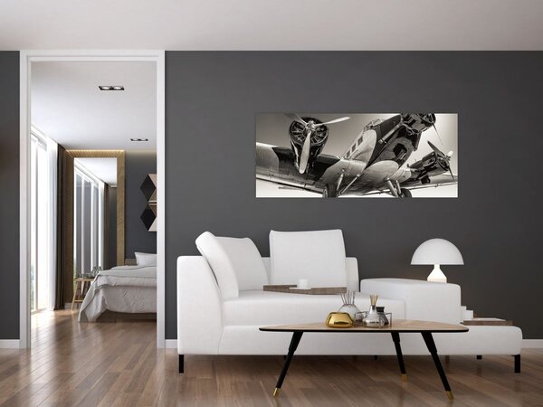 Tablou - Avioane istorice (120x50 cm)
