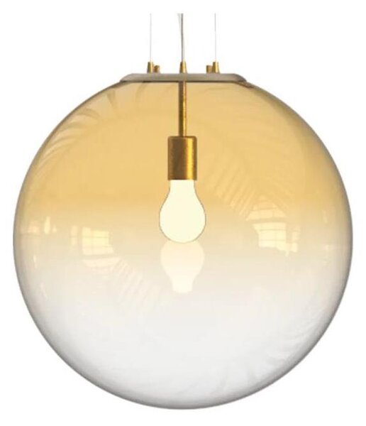 Lustră pe cablu Ideal Lux MAPA 1xE27/42W/230V d. 50 cm auriu/fumuriu