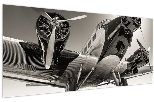 Tablou - Avioane istorice (120x50 cm)