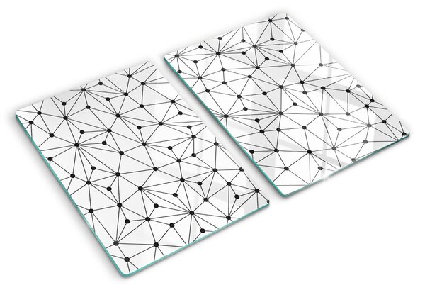 Tocător din sticlă Geometria rețelei